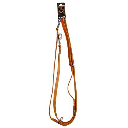 Spotted! Pro Leather Training Leash Cognac 1.6 x 250 cm