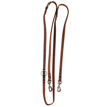 Spotted! Pro Leather Training Leash Brown 2 x 250 cm