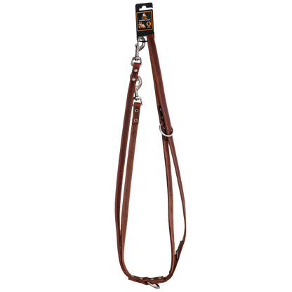 Spotted! Pro Leather Training Leash Brown 2 x 250 cm