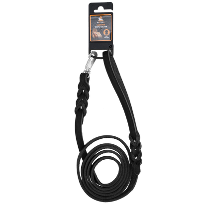 Spotted! Pro Leather Show Leash Black 1 x 180 cm (Clip Hook)