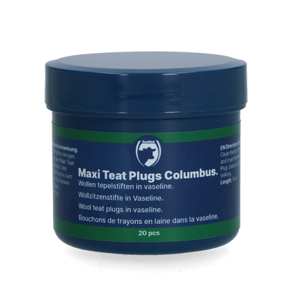 Excellent Maxi Wool Teat Plugs Columbus 5 cm 20 pcs