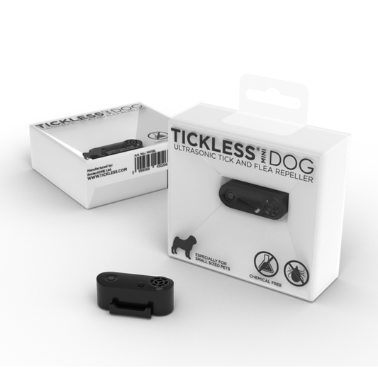 Tickless Mini Kutya Újratölthető Fekete