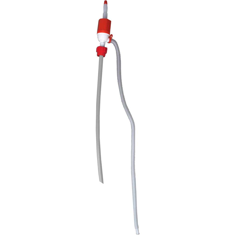 Barrel pump for 200 kg barrels with red ring