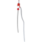 Barrel pump for 200 kg barrels with red ring