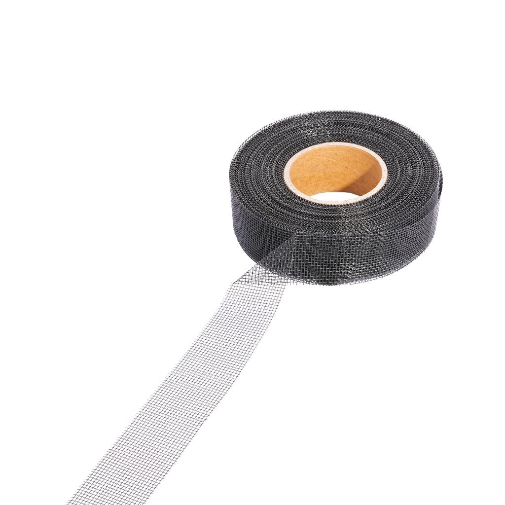 Ventilation Band Stainless Steel Black 30 m x 5 cm