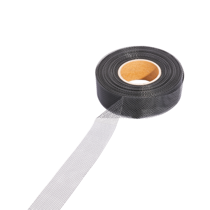 Ventilation Band Stainless Steel Black 30 m x 5 cm