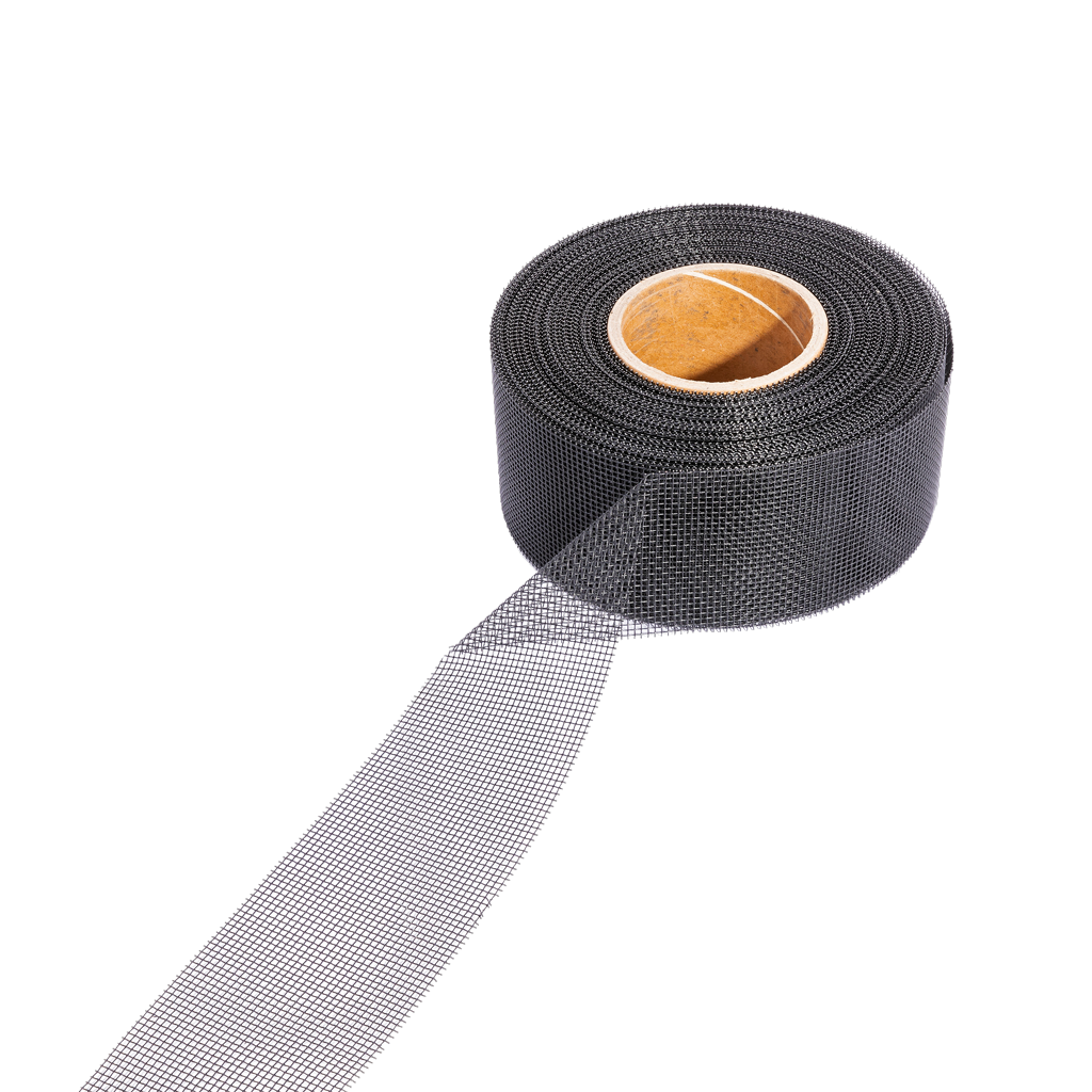 Ventilation Band Stainless Steel Black 30 m x 8 cm