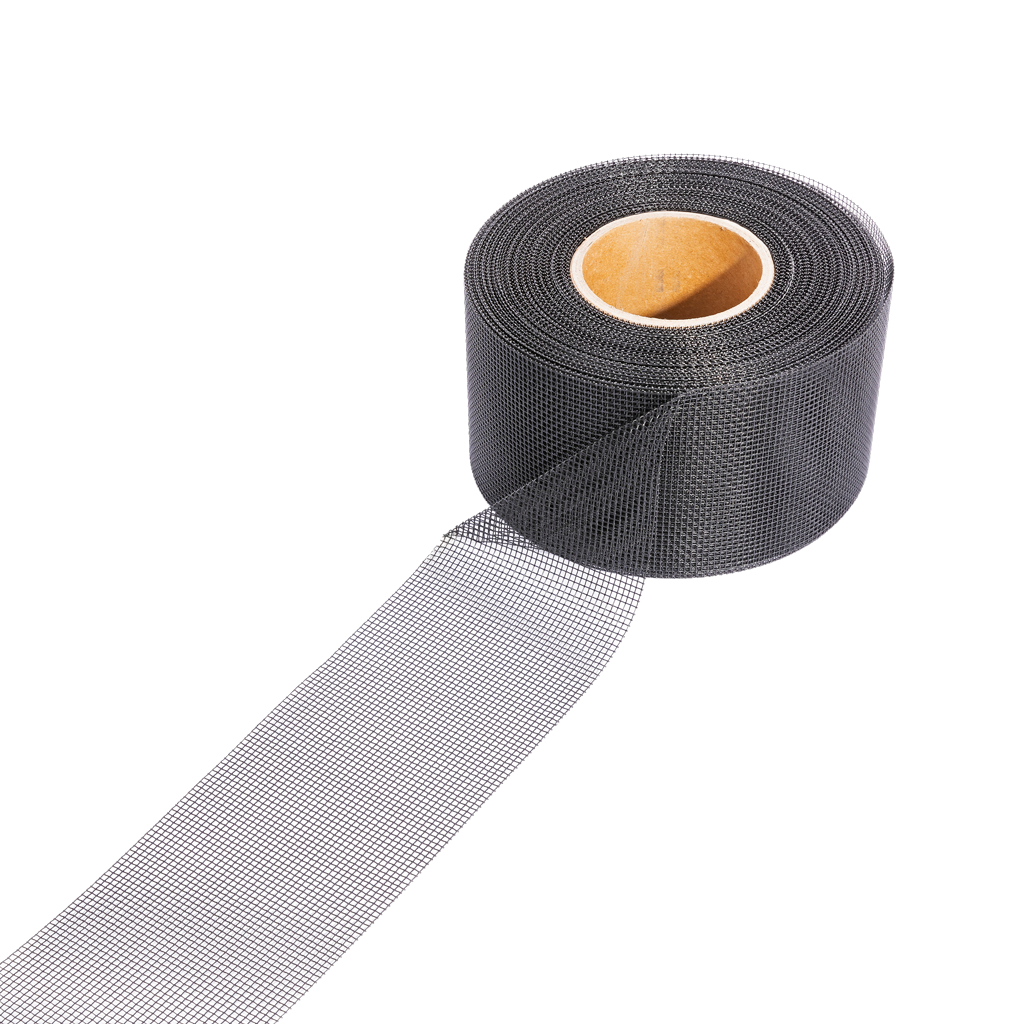 Ventilation Band Stainless Steel Black 30 m x 10 cm