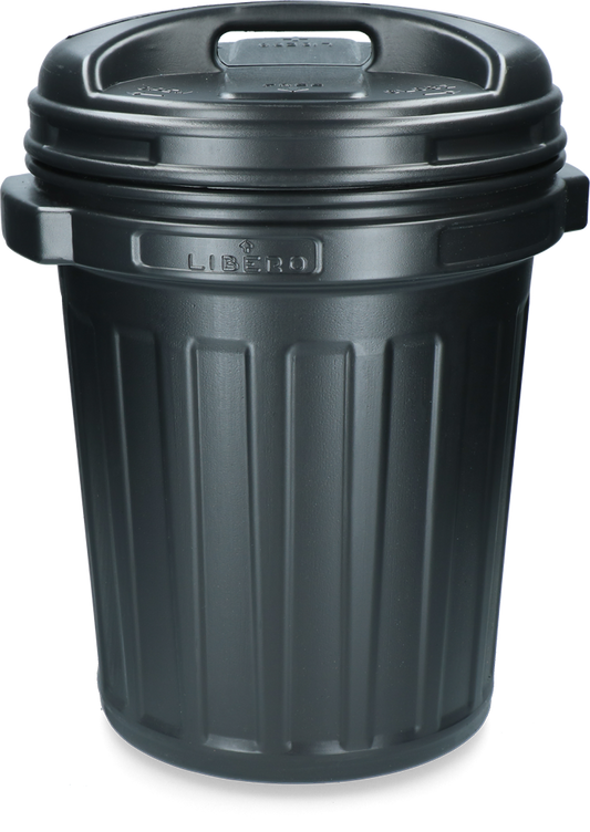 Tároló vödör fedéllel Black 40 litres Black