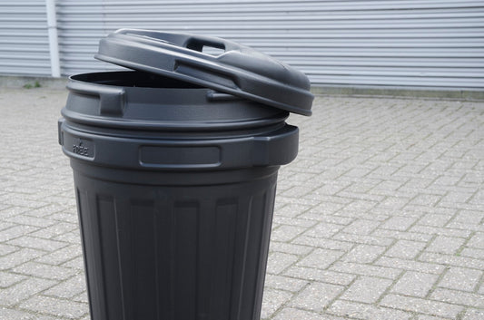 Tároló vödör fedéllel 70 litre fekete