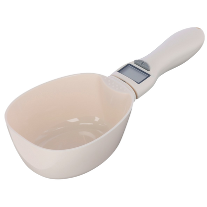 Feed scoop with digital scale