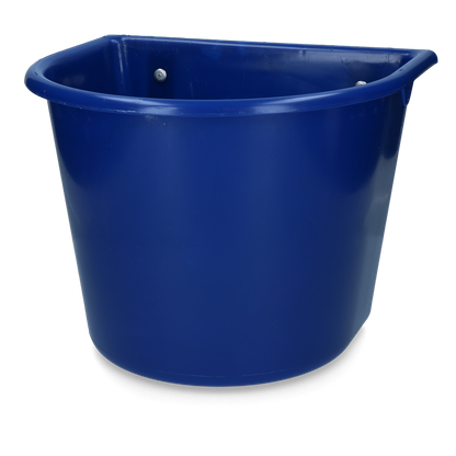 Feed trough 15 l with hooks Dark blue