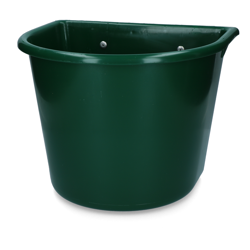 Feed trough 15 l with hooks Green