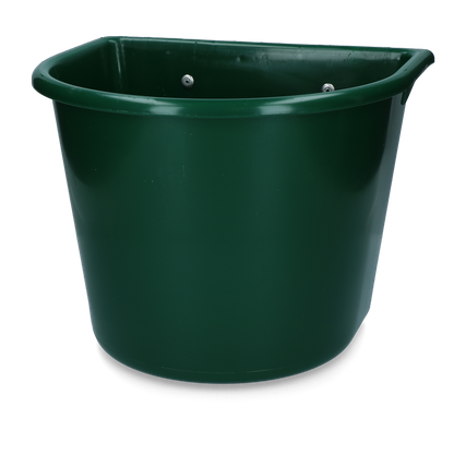 Feed trough 15 l with hooks Green