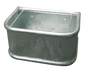 Feed Trough Horse galvanized steel 45x34x24cm RH