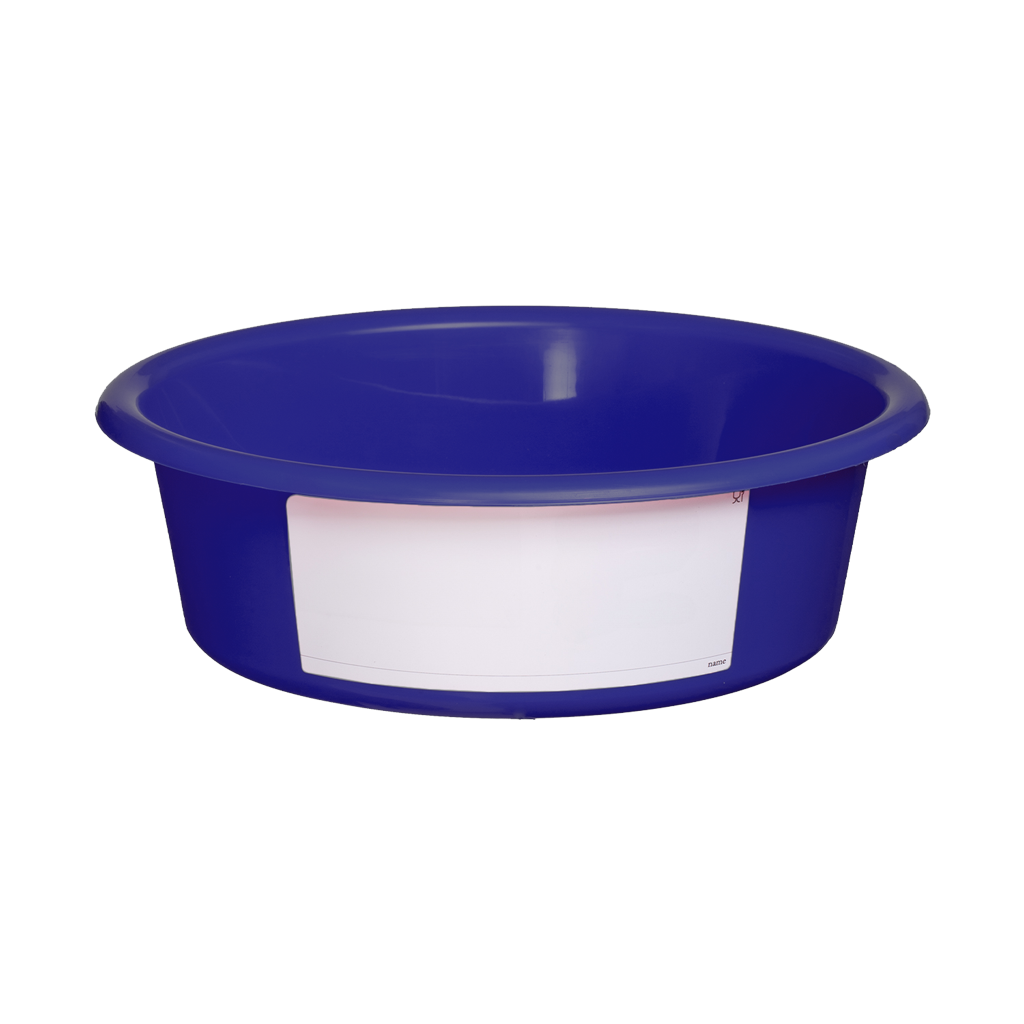 Feed trough 6 l Blue (with white label)