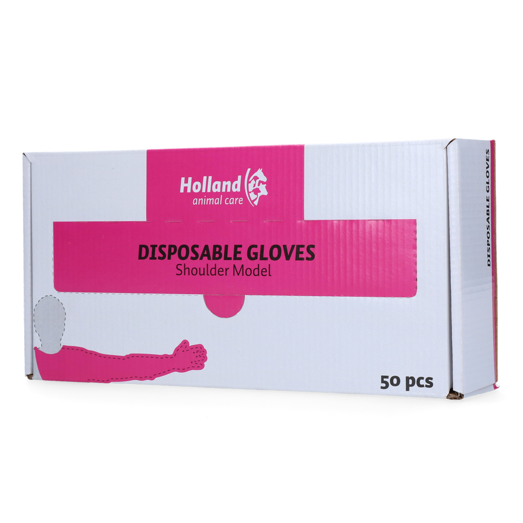 Disposable glove shoulder model