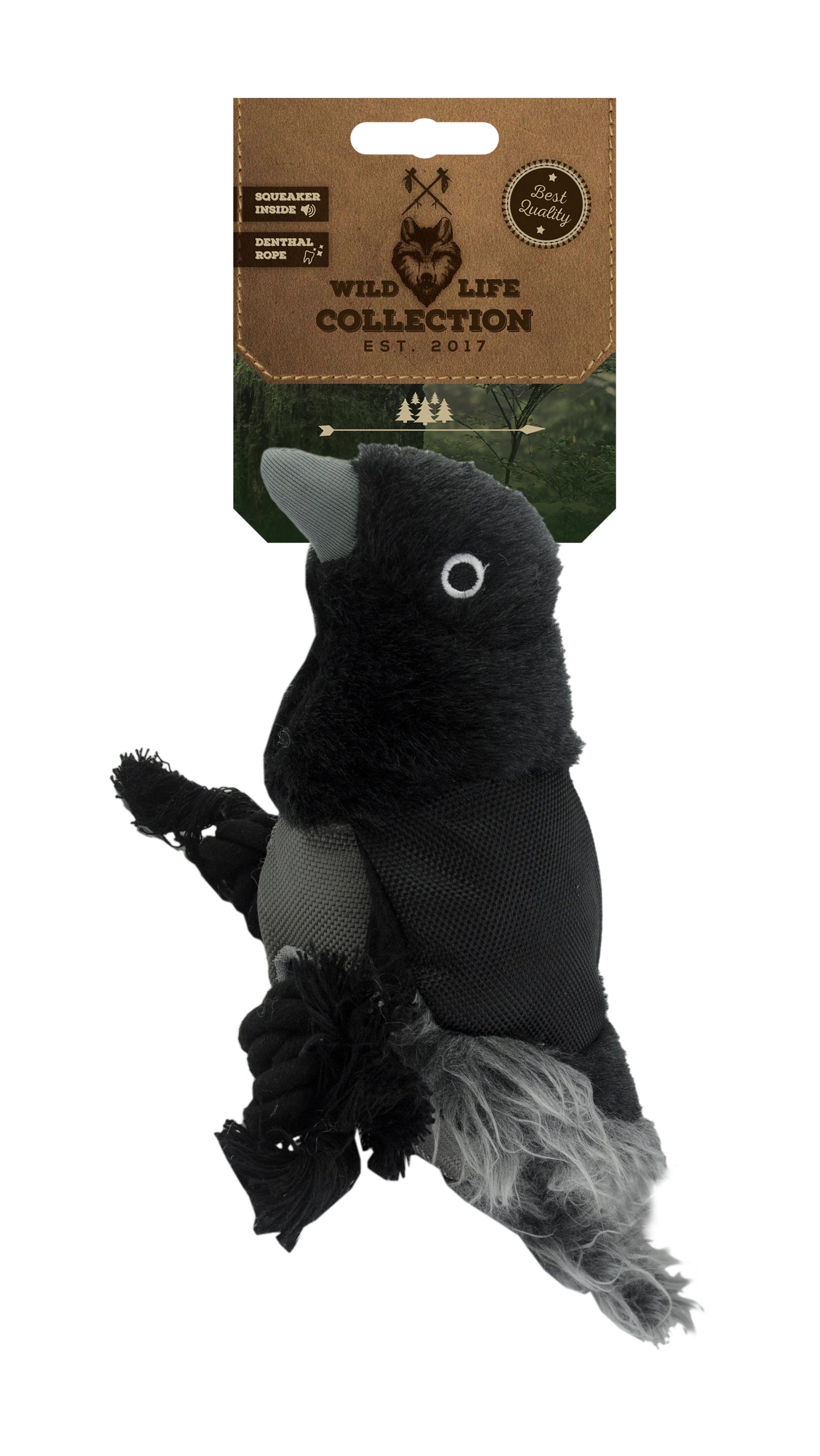 Wild Life Dog Raven