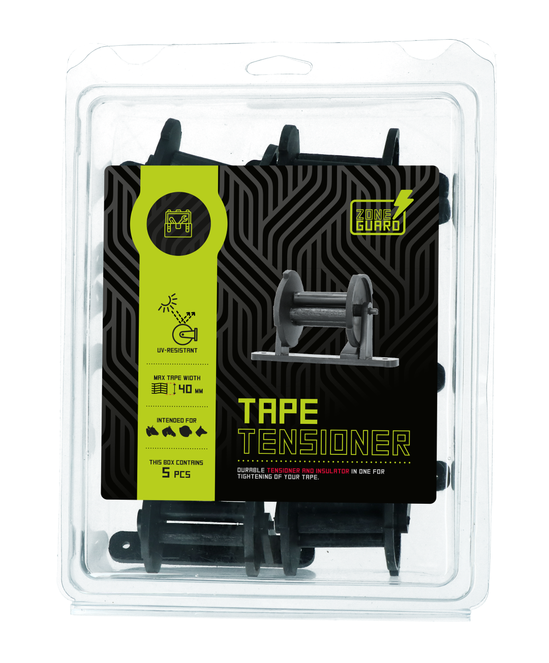 ZoneGuard Tape tensioner and insulator 40 mm