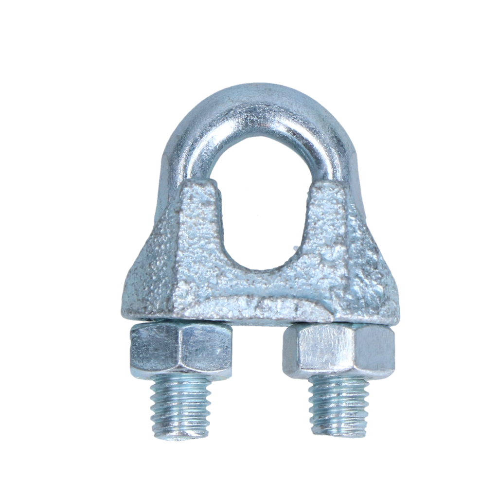 ZoneGuard wire clamp for galvanized ground rod 1 m