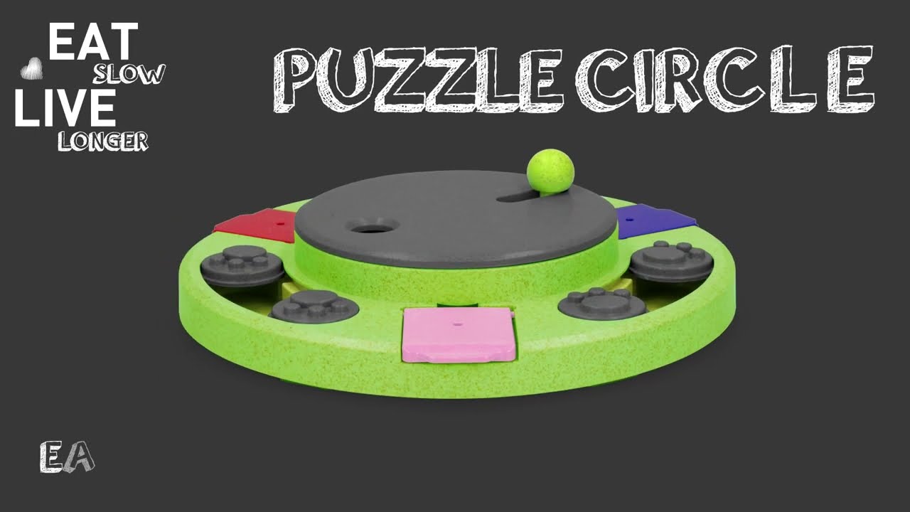 Eat Slow Live Longer Puzzle Circle